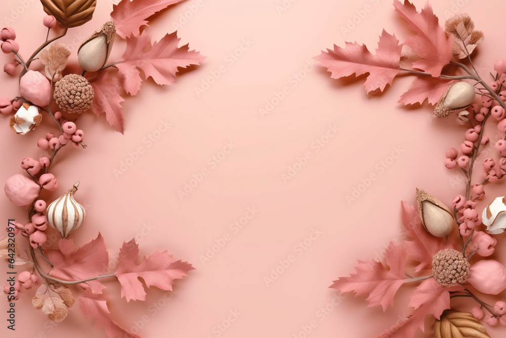 Autumn background banner with copy space Autumn background banner with copy space