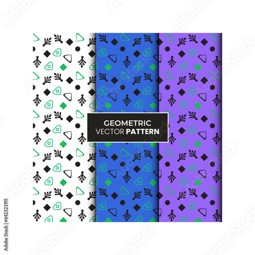 Geometric  vector pattern design modern abstract template, seamless pattern design.