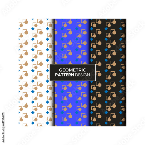 Geometric  vector pattern design modern abstract template, seamless pattern design.