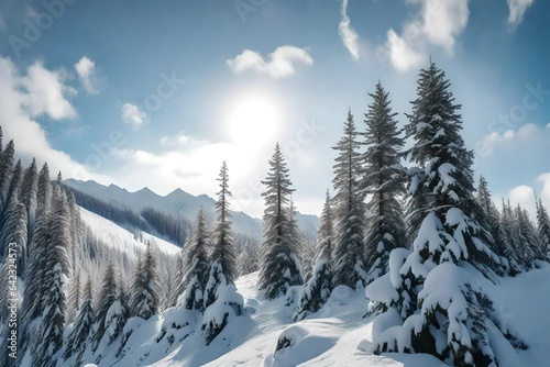 snow covered mountains © SAJAWAL JUTT