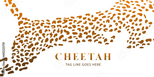 Cheetah logo vector