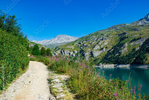 Lac et barrage du plan d'amont