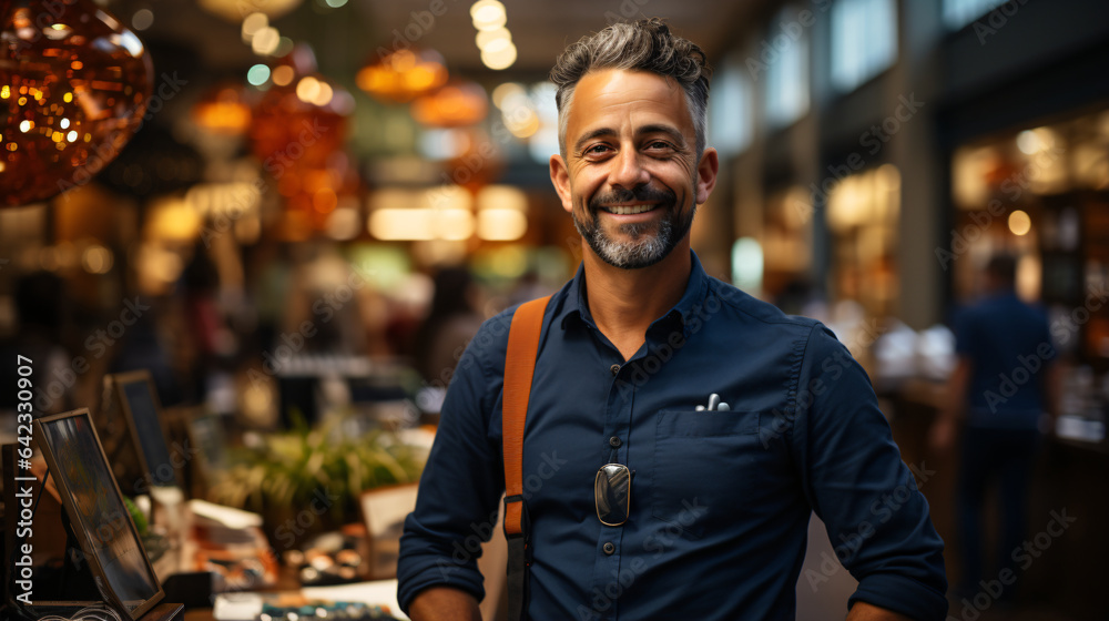 A Glimpse of Triumph: Successful Businessman's Portrait A Glimpse of Triumph: Successful Businessman's Portrait