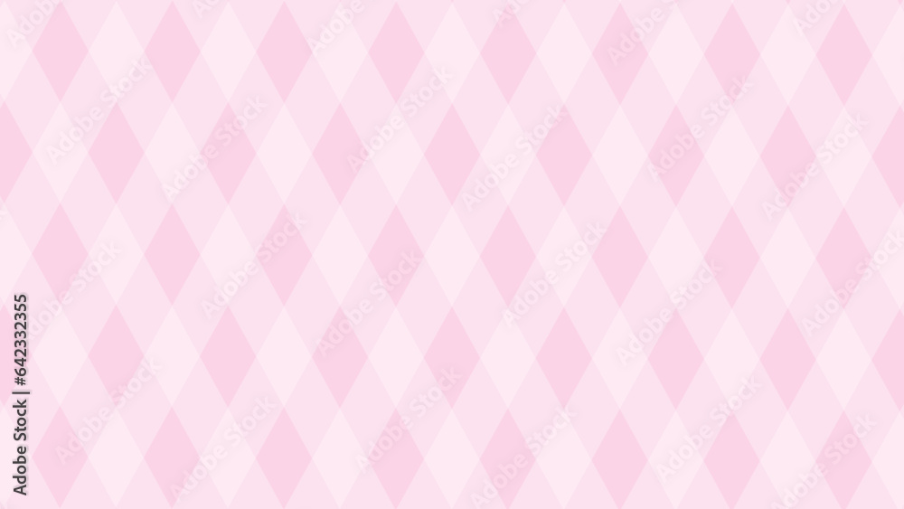 Diagonal white checkered in the pink background Diagonal white checkered in the pink background