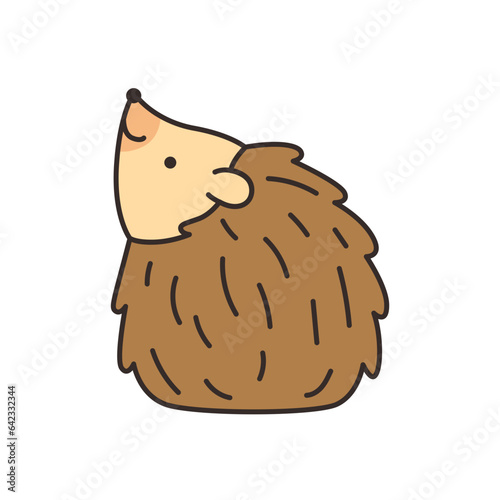 hedgehog icon on white background. vector illustration.