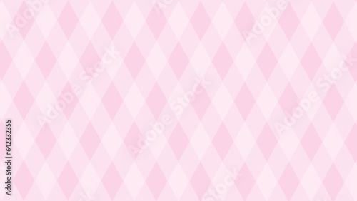 Diagonal white checkered in the pink background