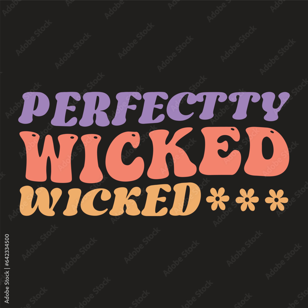 Fototapeta premium Retro Helloween SVG Design