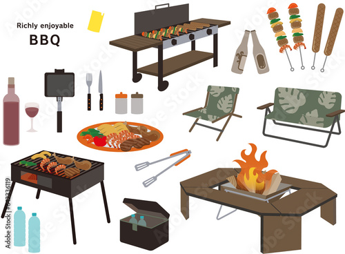 Εκτύπωση καμβά Richly enjoyable barbecue