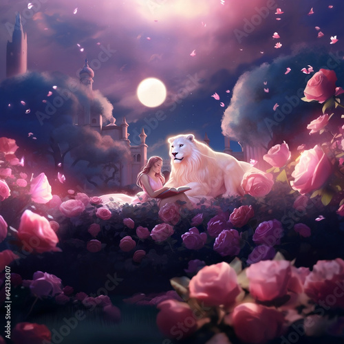 dreamlike fairy tale illustration