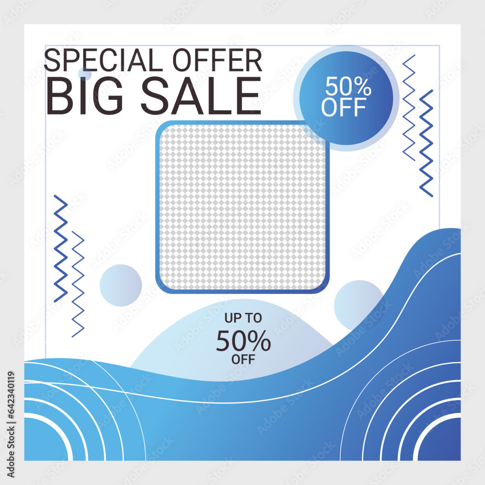 Fototapeta premium Corporate Social Media Post Design Free vector
