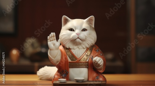 Wallpaper Mural Lucky cat, AI generated Image Torontodigital.ca