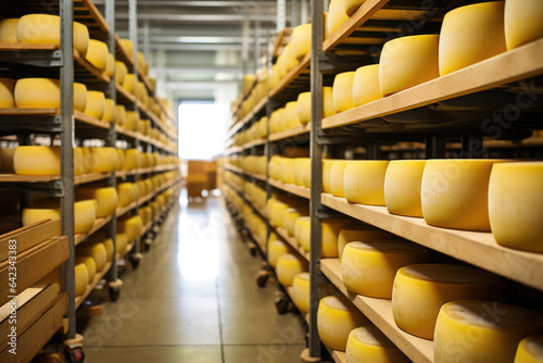 Warehouse of Flavorful Cheeses