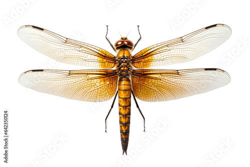 Mesmerizing Dragonfly isolated on a transparent background. Generative Ai © rzrstudio