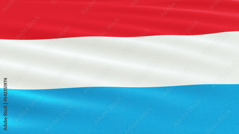 Luxembourg flag close up - obrazy, fototapety, plakaty 