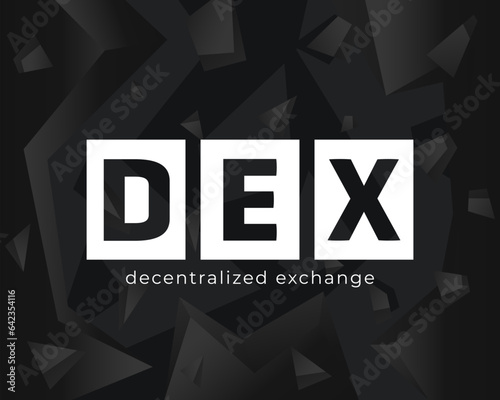 DEX banner design, decentralized exchange