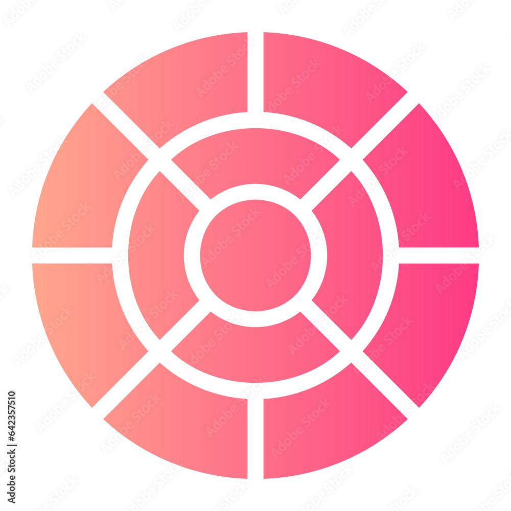 color palette gradient icon color palette gradient icon