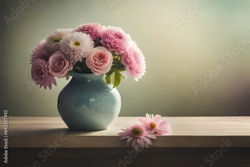 flowers in vase © jahanzaib
