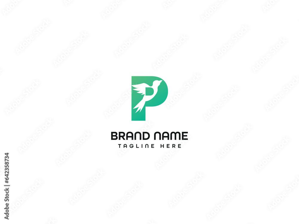 bird letter logo design bird letter logo design
