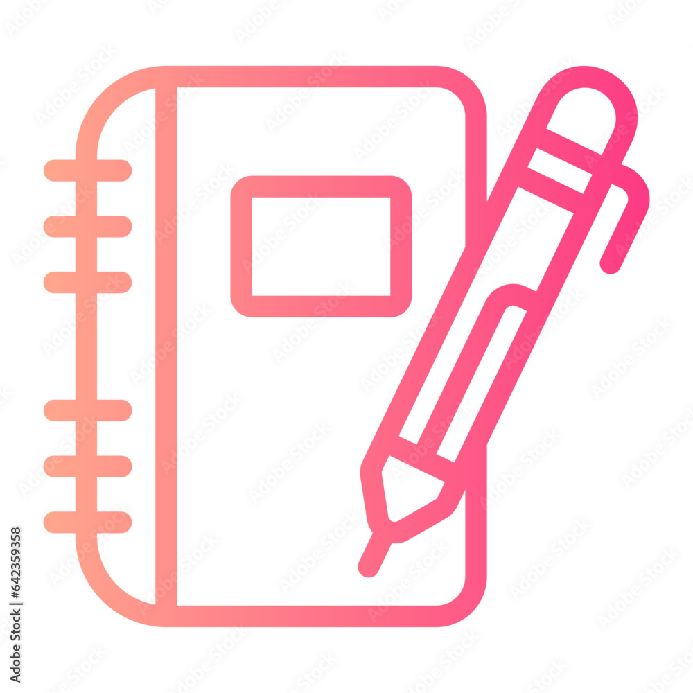 agenda gradient icon agenda gradient icon
