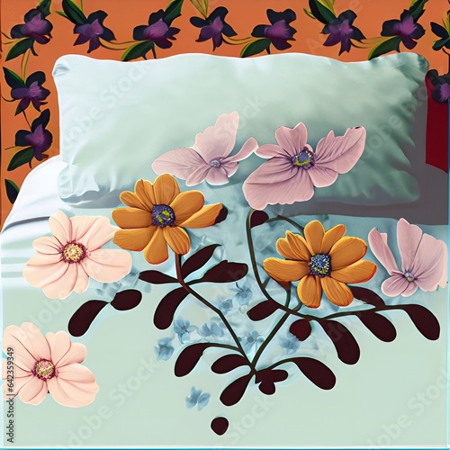 abstract background bedsheet