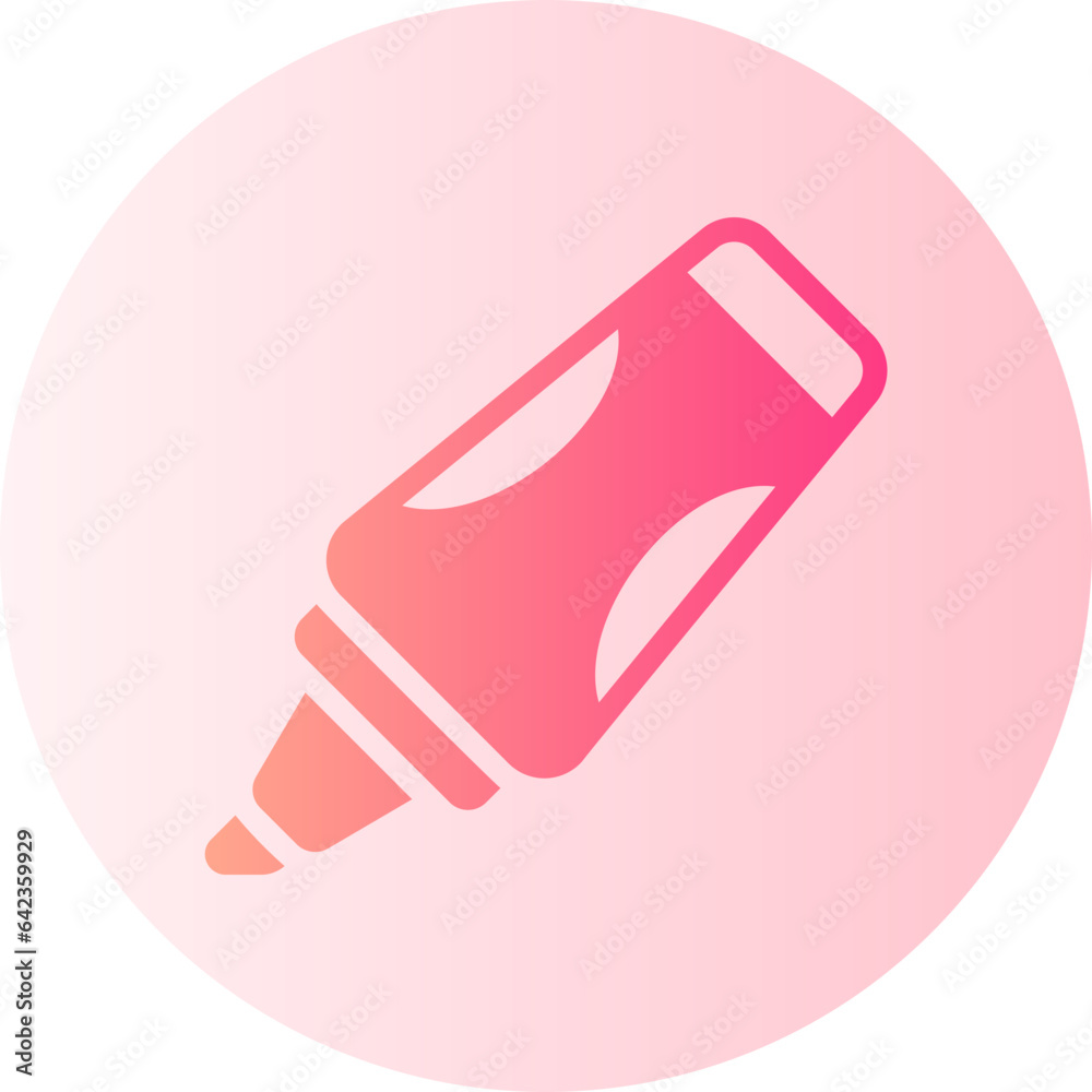 highlighter gradient icon highlighter gradient icon