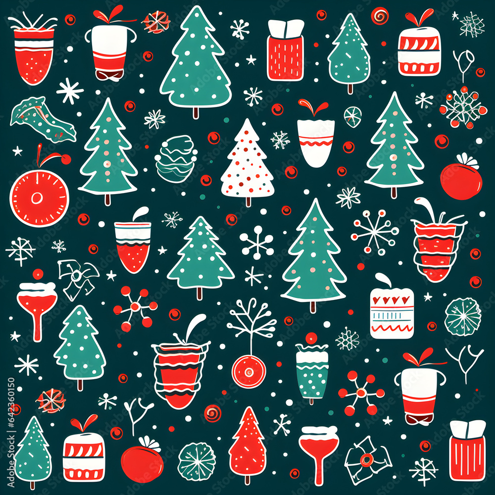christmas seamless pattern christmas seamless pattern