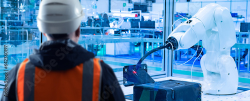 Industrial processes. Man h...