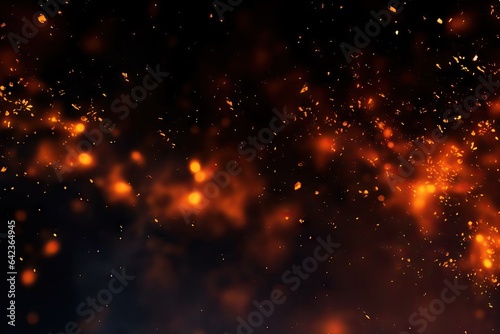 star Fire spark Abstract abst black sparks universe background particles                               Fire space glitter embers sky fire dark background particles nebula