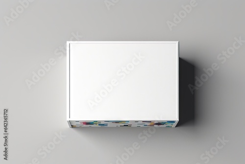 delivery branding mockup empty high design box corrugated mailing mai electronic container mail up White blank shipping cardboard cardbox lid mock-up gift postal isolated box postal cardboard flip