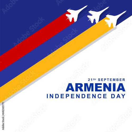 Armenian Independence Day is celebrated on September 21st. Vector illustration design
