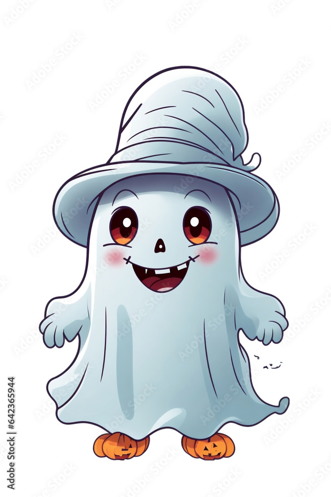 ghost on a light background kawaii graphics for halloween ghost on a light background kawaii graphics for halloween