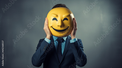 emotion human smile mask joy be positive