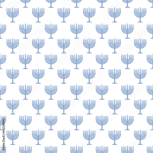 Hanukkah Seamless Pattern