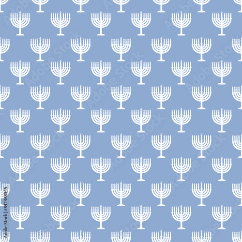 Hanukkah Seamless Pattern