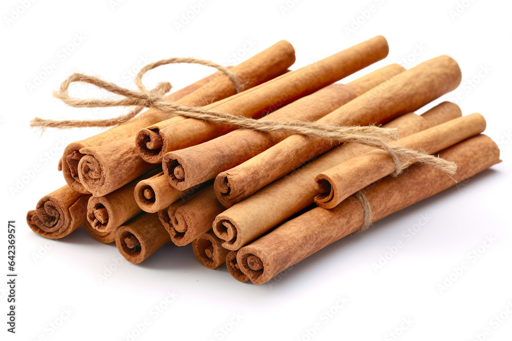 cinnamon sticks isolated on white cinnamon sticks isolated on white