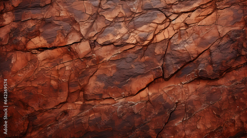 Orange brown cracked rock texture Orange brown cracked rock texture