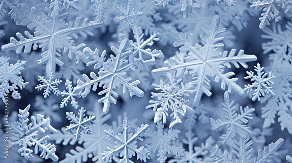 Christmas background with snowflakes, generative ai Christmas background with snowflakes, generative ai