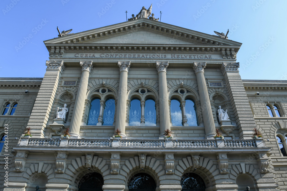 The parliament of Bern on Switzerland
