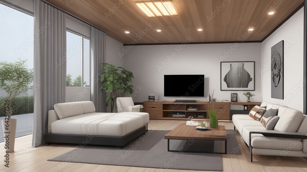 Fototapeta premium Modern Comfortable Interior