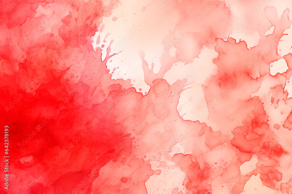 Beautiful red smudge background design for wedding