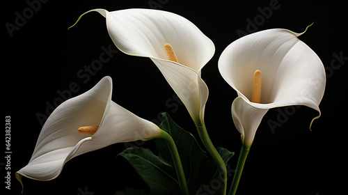 White blossom beauty calla