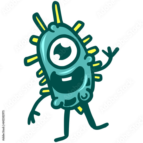 virus plankton mascot