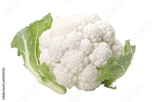 cauliflower isolated on white background