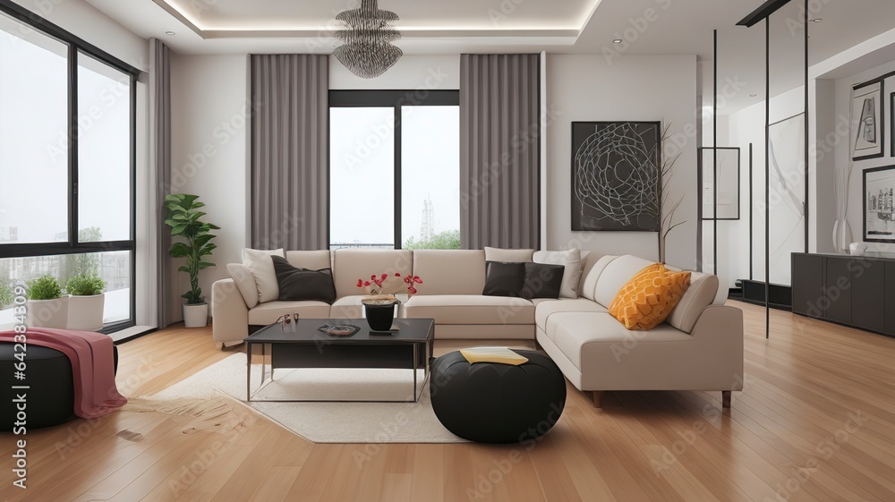 Fototapeta premium Modern Comfortable Interior