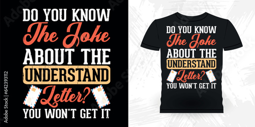 Funny Mailman Mail Retro Vintage Postal Worker T-shirt Design