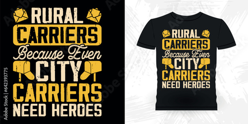 Funny Mailman Mail Retro Vintage Postal Worker T-shirt Design