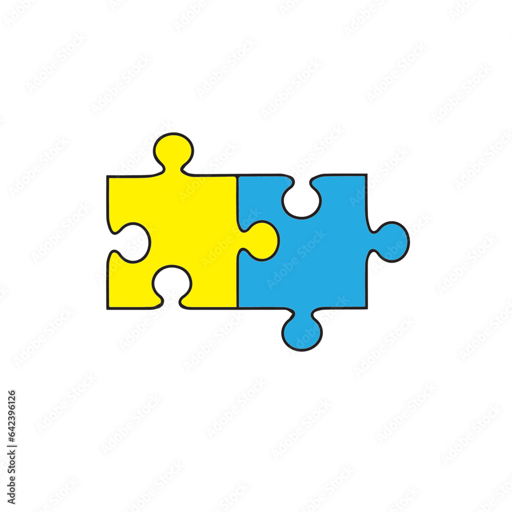 Icon Jigsaw illustration isolated sign symbol Icon Jigsaw illustration isolated sign symbol