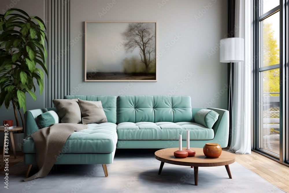 Fototapeta premium living room interior