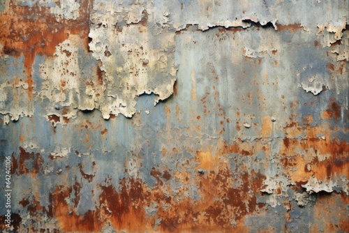 Corrosion: Aged Steel and Rough Iron Wallpaper with Rust and Disused Stains