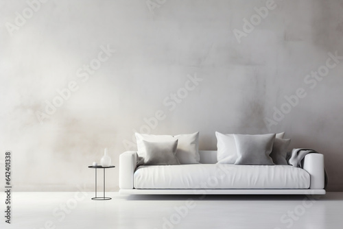 white sofa in room